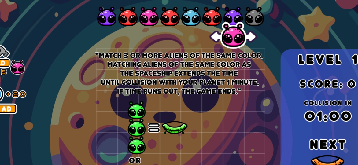 Save The Cute Aliens adventure